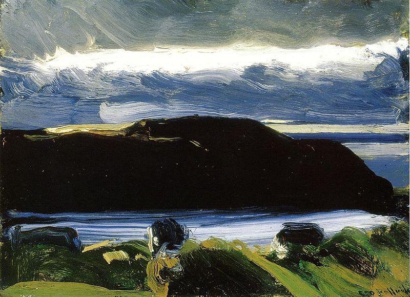 George Wesley Bellows Breaking Sky, Monhegan